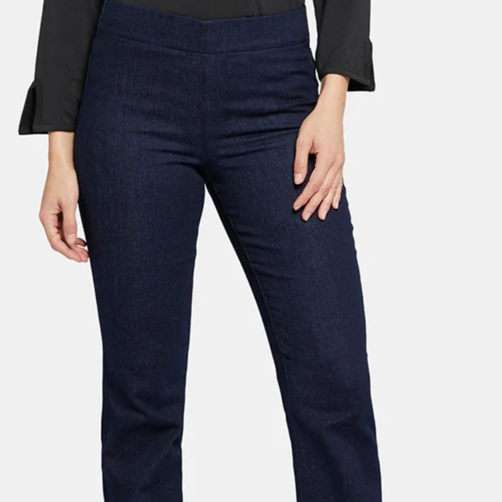 NYDJ Marilyn Straight Pull-On Jeans